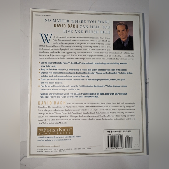 3 David Bach books. EUC. Finish rich workbook. Couples rich & woman rich. - Picture 4 of 6